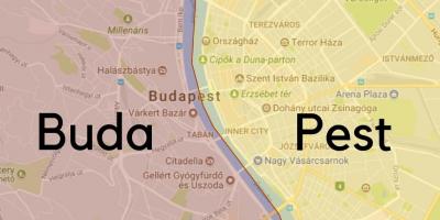 Budapest auzo mapa