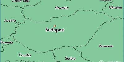 Mapa budapest eta inguruko herrialdeetan