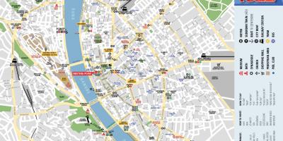 Walking tour budapest mapa