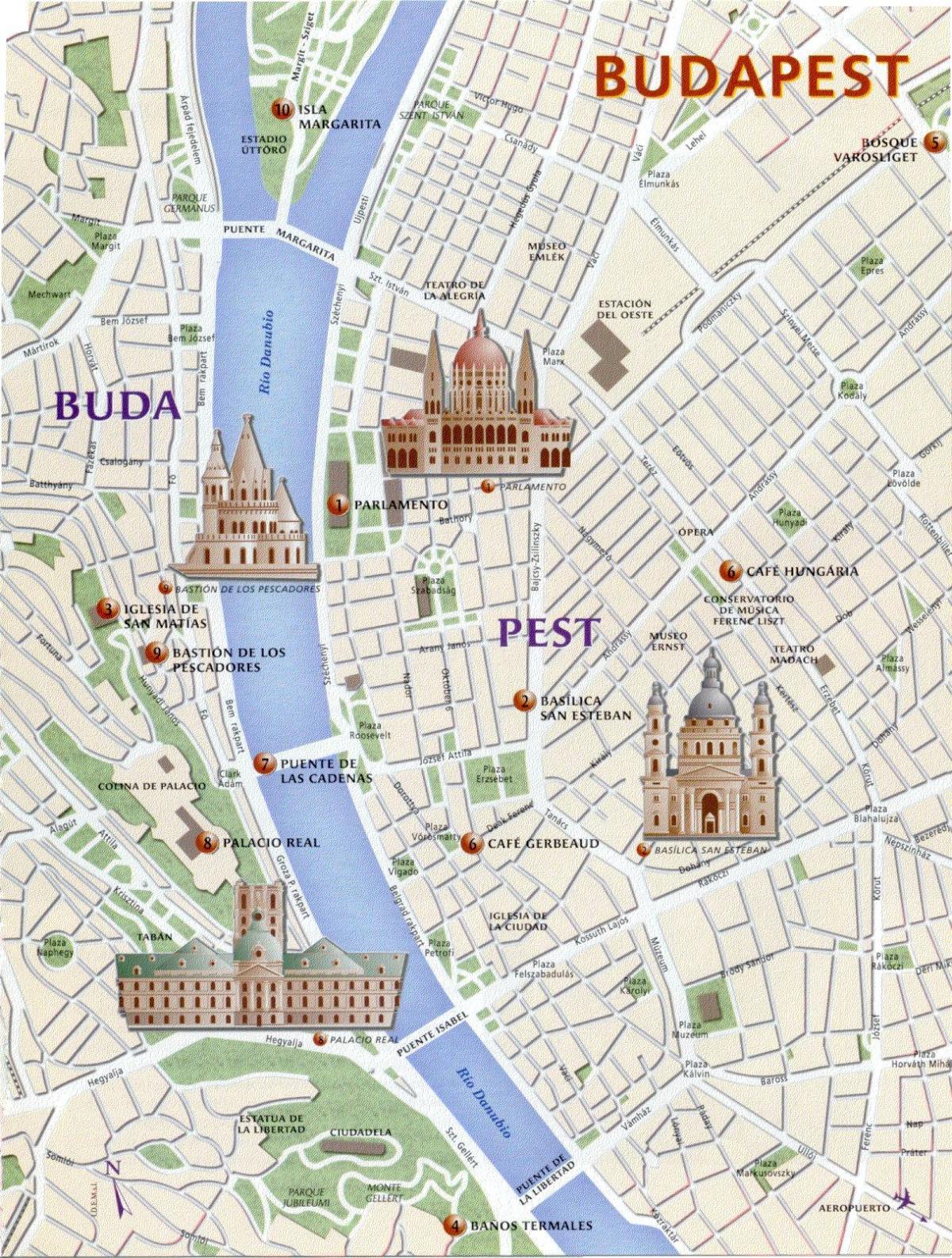 budapest mugarri mapa