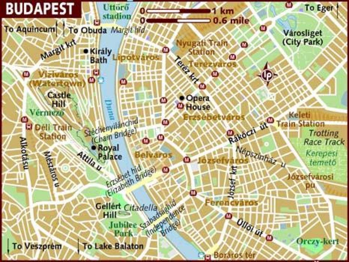 hiria mapa budapest, hungaria